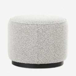 Lulu And Georgia Bouclé + Textural Fabric Aldora Stool