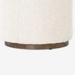 Lulu And Georgia Bouclé + Textural Fabric Aldora Stool 34 Lulu And Georgia Bouclé + Textural Fabric Aldora Stool