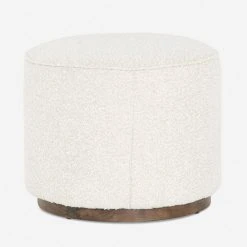 Lulu And Georgia Bouclé + Textural Fabric Aldora Stool 32 Lulu And Georgia Bouclé + Textural Fabric Aldora Stool
