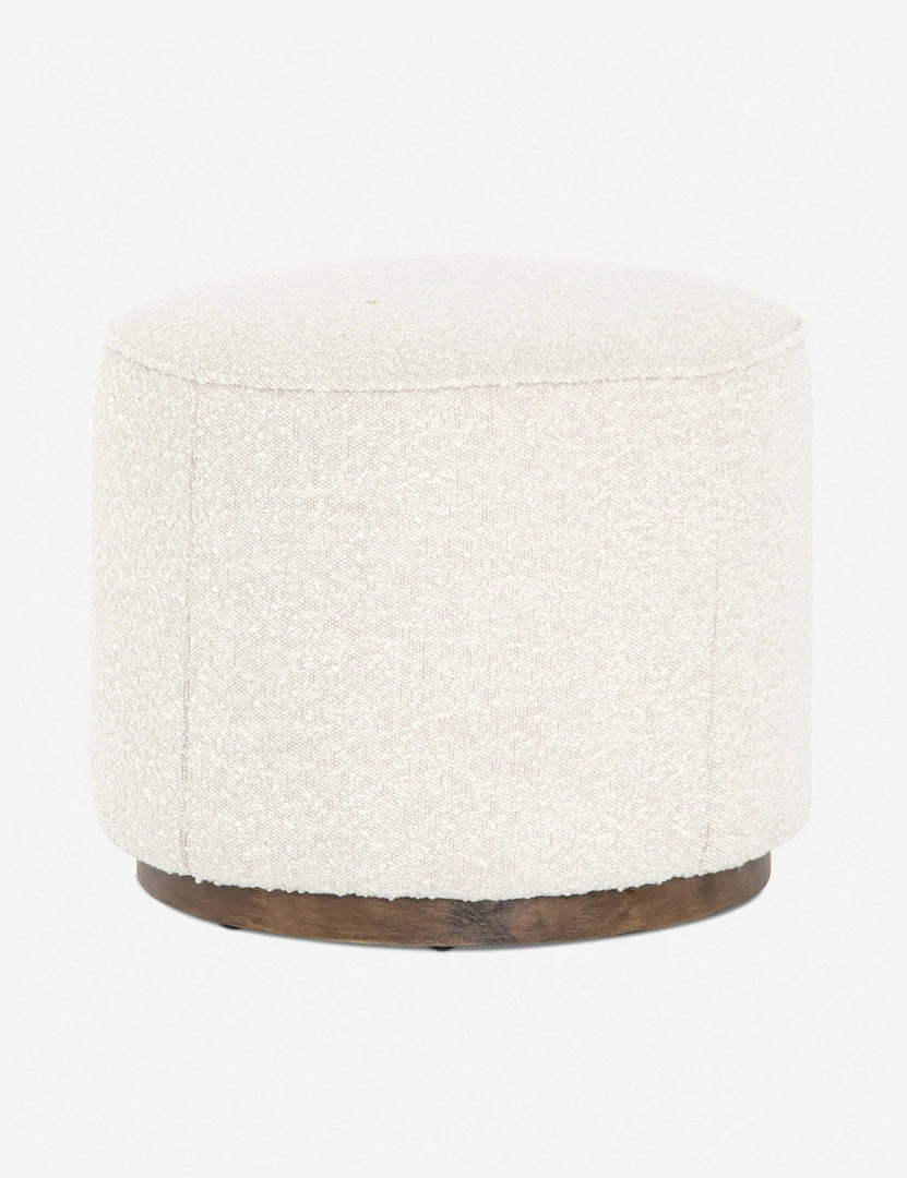 Lulu And Georgia Bouclé + Textural Fabric Aldora Stool 12 Lulu And Georgia Bouclé + Textural Fabric Aldora Stool