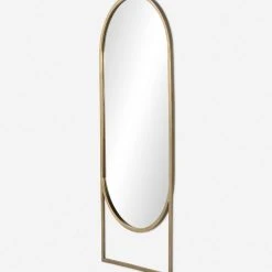 Lulu And Georgia Michelle Floor Mirror Curved + Rounded