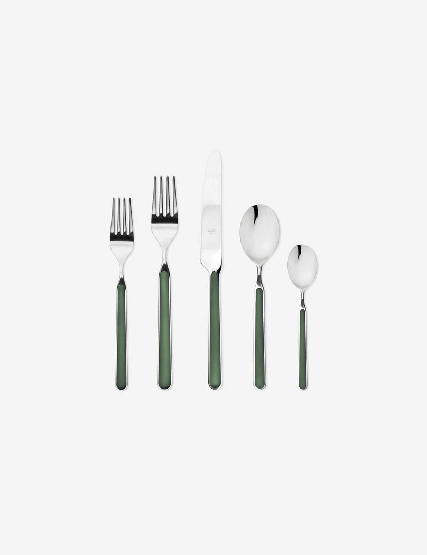 Lulu And Georgia Fantasia Flatware 5-Piece Set By Mepra Kitchen + Dining 6 Lulu And Georgia Fantasia Flatware 5-Piece Set By Mepra Kitchen + Dining