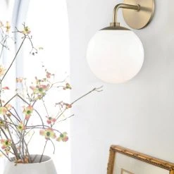 Lulu And Georgia Barella Sconce Curved + Rounded