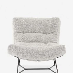 Lulu And Georgia Bouclé + Textural Fabric Menorca Accent Chair