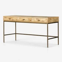 Lulu And Georgia Lorca Burl Wood Desk