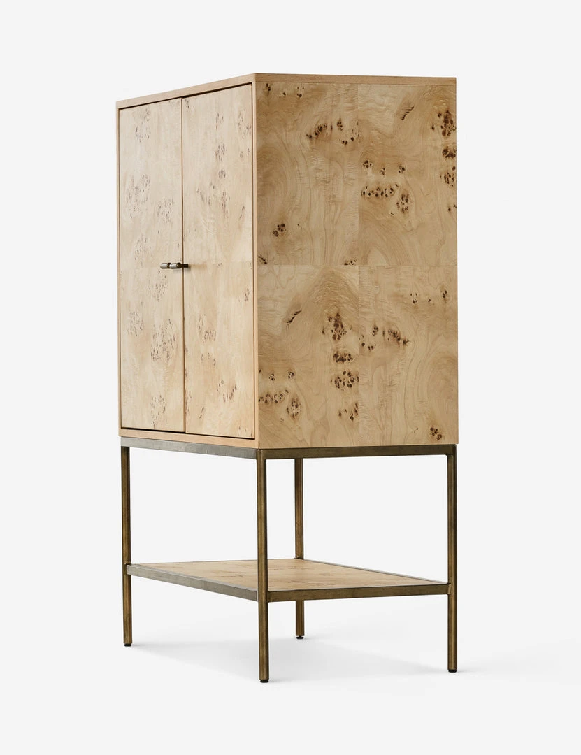 Lulu And Georgia Lorca Burl Wood Cabinet 6 Lulu And Georgia Lorca Burl Wood Cabinet