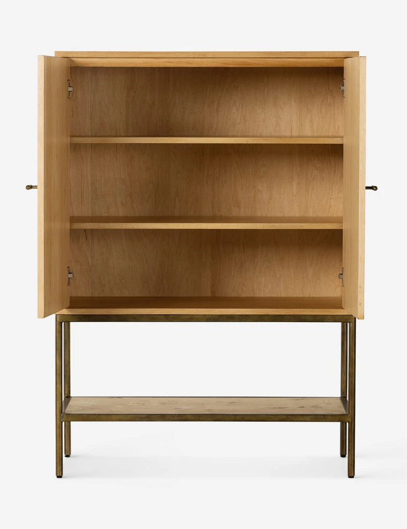 Lulu And Georgia Lorca Burl Wood Cabinet 4 Lulu And Georgia Lorca Burl Wood Cabinet