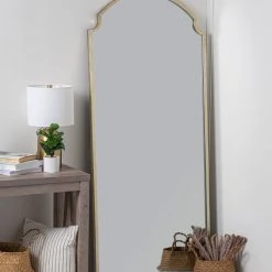 Lulu And Georgia Curved + Rounded Whitley Floor Mirror