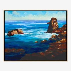 Lulu And Georgia 'Blue Seascape' Wall Art By Sara Brown Walls