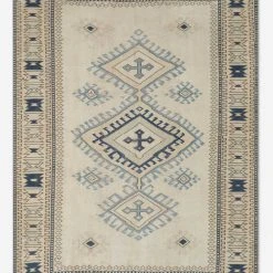 Lulu And Georgia Hidara Vintage Rug, 5'10"W X 7'9"L