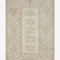 Lulu And Georgia Faudet Vintage Rug, 5'1"W X 7'7"L New