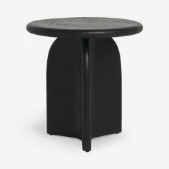 Lulu And Georgia Ada Round Side Table, Black