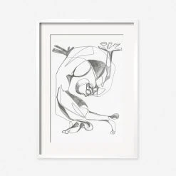 Lulu And Georgia 'Stretch' Print By Adrian Brandon Walls