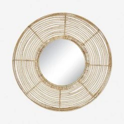 Lulu And Georgia Koana Round Mirror New