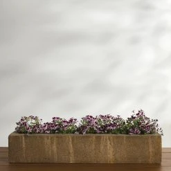 Lulu And Georgia Basic Element Long Planter By Campania International