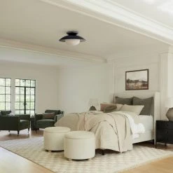 Lulu And Georgia Quinn Semi-Flush Light Lighting