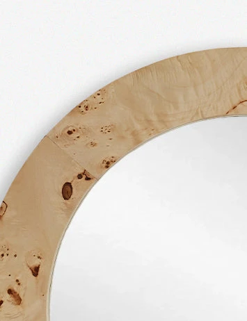 Lulu And Georgia New Bree Burl Wood Round Mirror 4 Lulu And Georgia New Bree Burl Wood Round Mirror