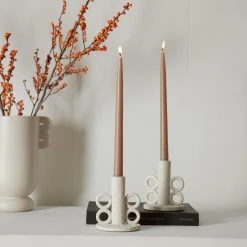 Lulu And Georgia Veracruz Taper Holder Curved + Rounded