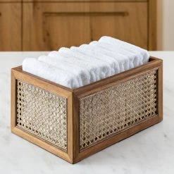 Lulu And Georgia Décor Cane Bin By NEAT Method