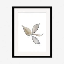 Lulu And Georgia Muted Pastels 'Faded Leaves' Print By Céline Nordenhed