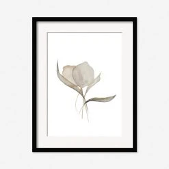 Lulu And Georgia Earth Tones 'Pale Bouquet' Print By Céline Nordenhed