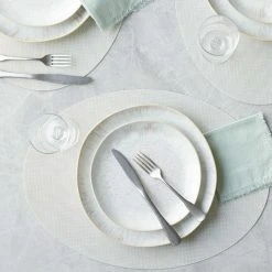 Lulu And Georgia Chilewich Mini Basketweave Oval Placemat (Set Of 4) Outdoor Collection