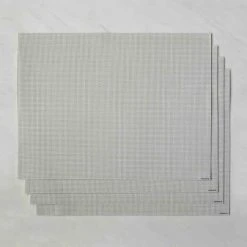 Lulu And Georgia Chilewich Mini Basketweave Rectangle Placemat (Set Of 4) Outdoor Collection