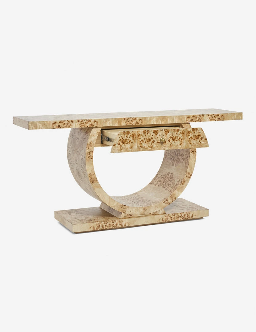 Lulu And Georgia Chloe Burl Wood Console Table 9 Lulu And Georgia Chloe Burl Wood Console Table