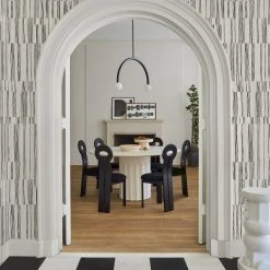 Lulu And Georgia Broken Stripe Wallpaper By Sarah Sherman Samuel