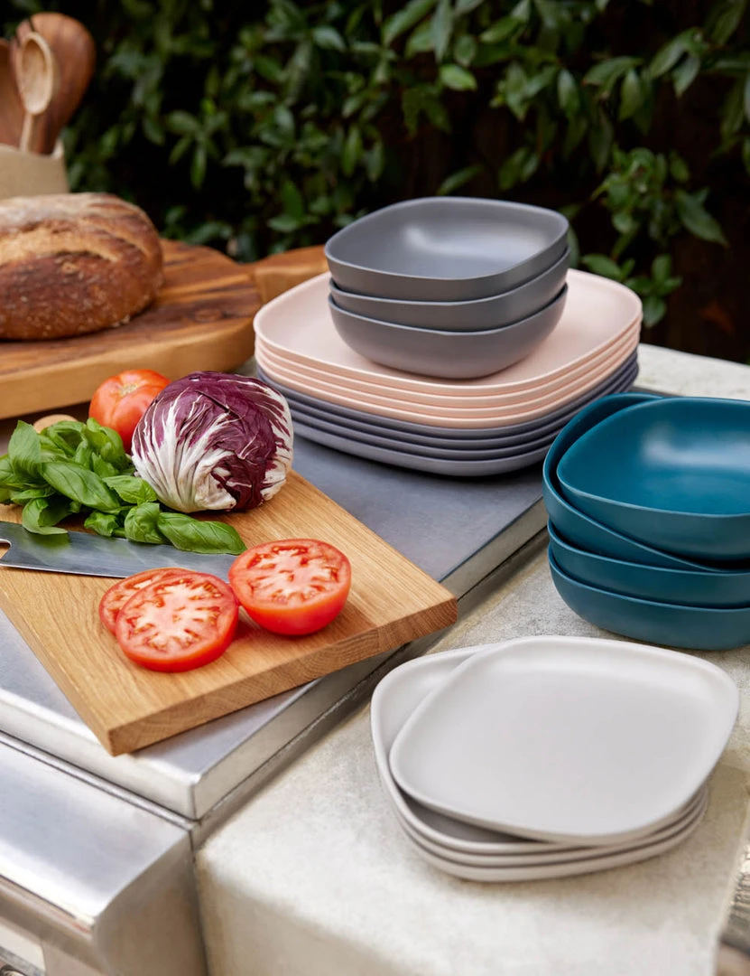 Lulu And Georgia Pia Bamboo Dinner Plate (Set Of 4) Outdoor Collection 8 Lulu And Georgia Pia Bamboo Dinner Plate (Set Of 4) Outdoor Collection