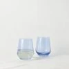 Lulu And Georgia Muted Pastels Estelle Stemless Wine Glass (Set Of 2) 2 Lulu And Georgia Muted Pastels Estelle Stemless Wine Glass (Set Of 2)