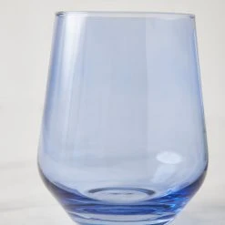 Lulu And Georgia Muted Pastels Estelle Stemless Wine Glass (Set Of 2)