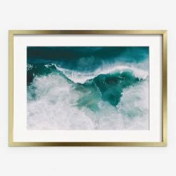 Lulu And Georgia 'Crashing Waves' Photography Print By Ingrid Beddoes