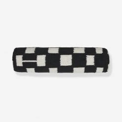 Lulu And Georgia Irregular Checkerboard Bolster Pillow By Sarah Sherman Samuel Sarah Sherman Samuel Collection