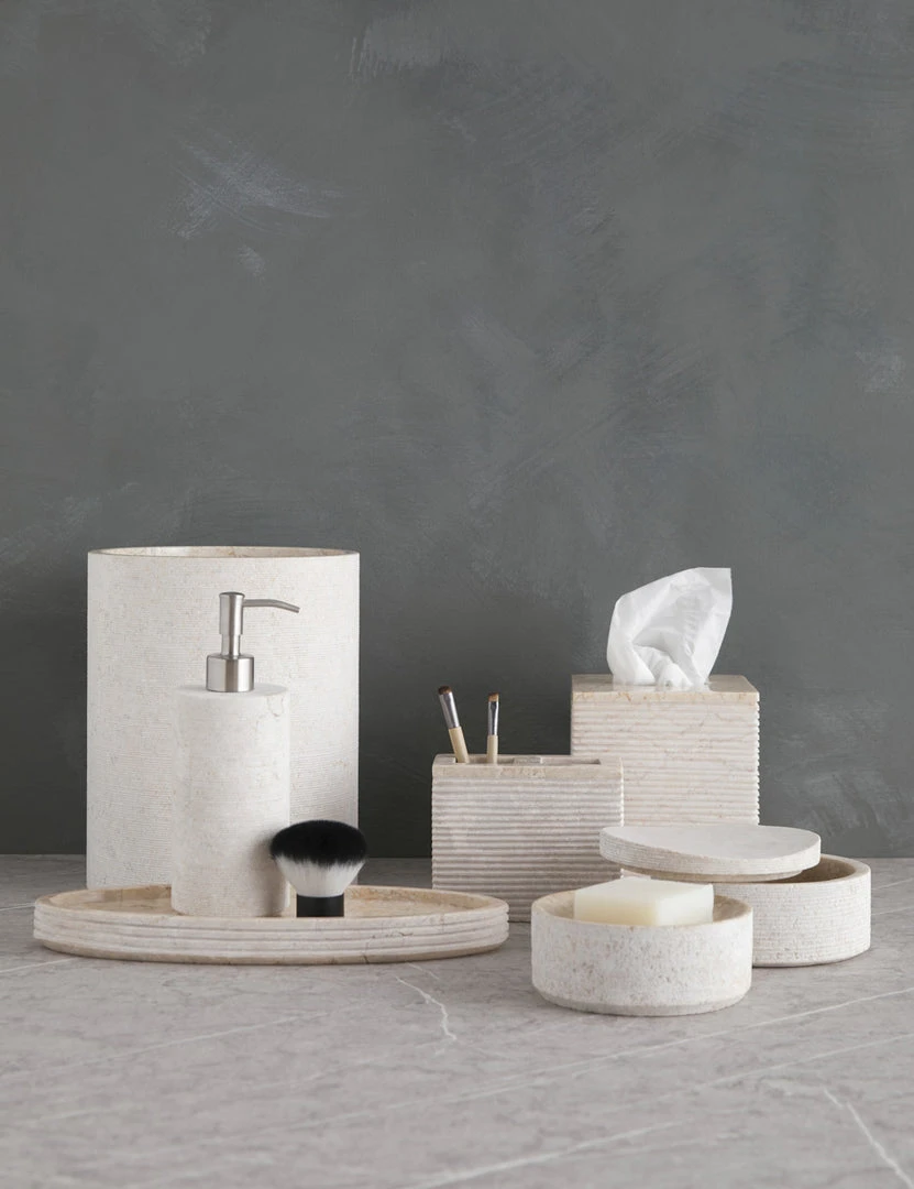 Lulu And Georgia Limestone Bath Accessories By Kassatex 36 Lulu And Georgia Limestone Bath Accessories By Kassatex
