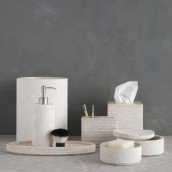 Lulu And Georgia Limestone Bath Accessories By Kassatex 61 Lulu And Georgia Limestone Bath Accessories By Kassatex