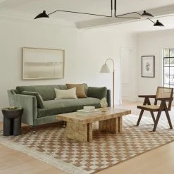 Lulu And Georgia Brisa Burl Wood Coffee Table