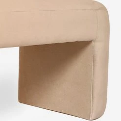 Lulu And Georgia Bouclé + Textural Fabric Mikhail Bench