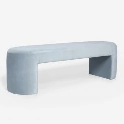 Lulu And Georgia Bouclé + Textural Fabric Mikhail Bench