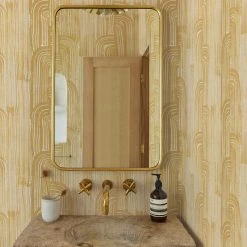 Lulu And Georgia Crescent Wallpaper By Kelly Wearstler