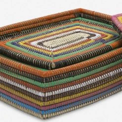 Lulu And Georgia Olie Lidded Baskets (Set Of 2) By Expedition Subsahara