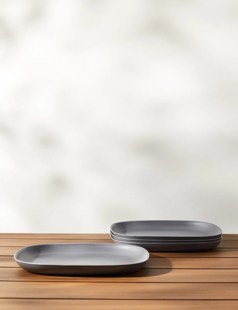 Lulu And Georgia Pia Bamboo Dinner Plate (Set Of 4) Outdoor Collection 6 Lulu And Georgia Pia Bamboo Dinner Plate (Set Of 4) Outdoor Collection