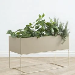 Lulu And Georgia Ravine Planter, Taupe - Large