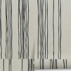 Lulu And Georgia Broken Stripe Wallpaper By Sarah Sherman Samuel