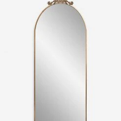 Lulu And Georgia Tulca Narrow Floor Mirror Curved + Rounded