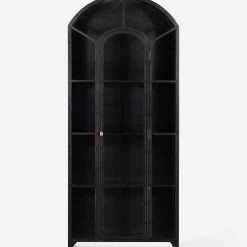 Lulu And Georgia Cressida Curio Cabinet Curved + Rounded