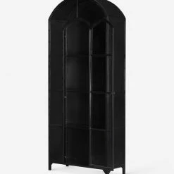 Lulu And Georgia Cressida Curio Cabinet Curved + Rounded