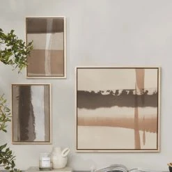 Lulu And Georgia 'Neutral Abstract No. 6' Wall Art By Visual Contrast