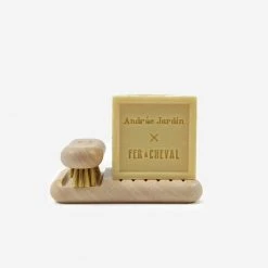 Lulu And Georgia Beechwood Soap And Brush Set Gifts