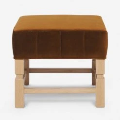 Lulu And Georgia Earth Tones Ambleside Ottoman By Ginny Macdonald